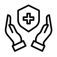 intervene icon black and white